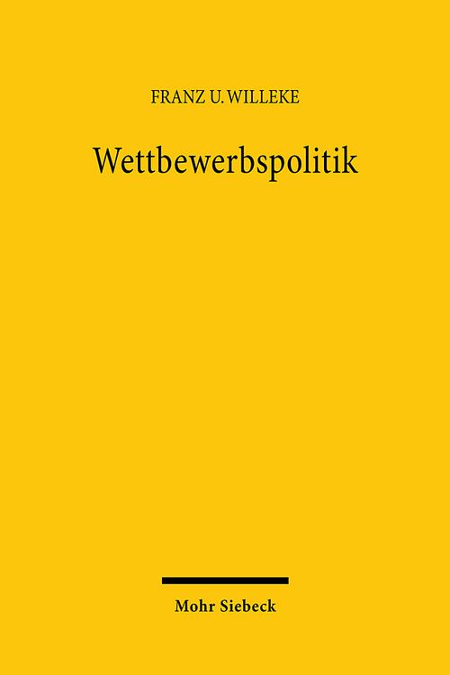 Produktbild: Wettbewerbspolitik / Wettbewerbspolitik