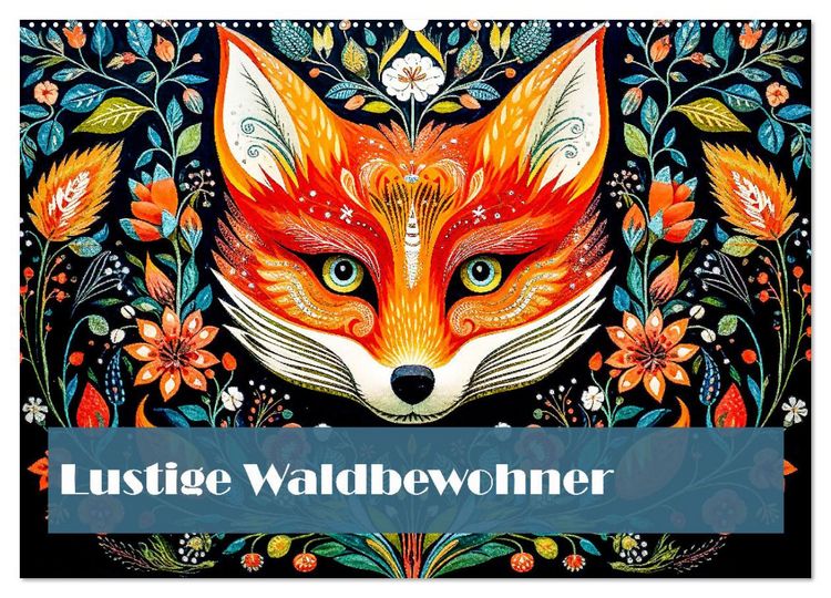 Produktbild: Lustige Waldtiere (Wandkalender 2026 DIN A2 quer), CALVENDO Monatskalender