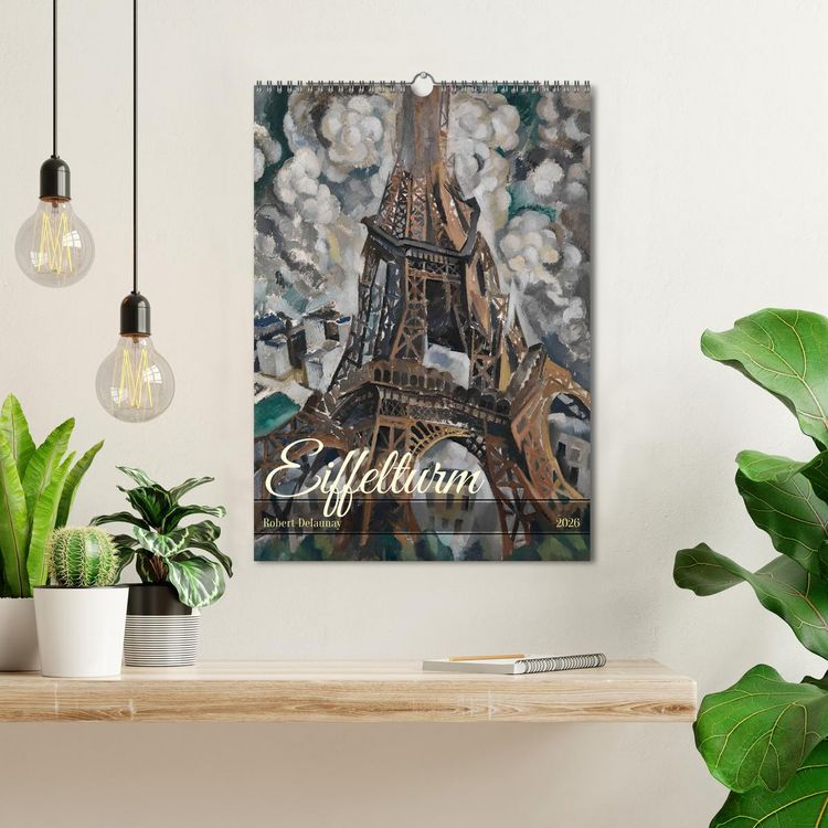 Produktbild: Eiffelturm - Robert Delaunay (Wandkalender 2026 DIN A3 hoch), CALVENDO Monatskalender