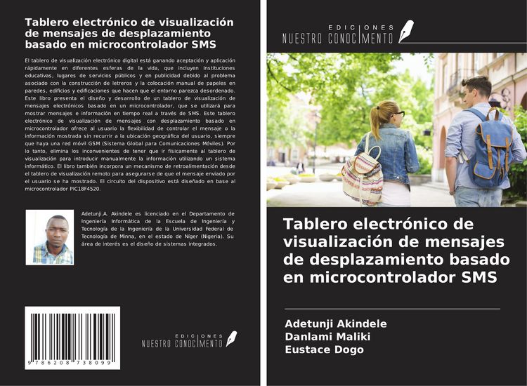 Produktbild: Tablero electr&oacute;nico de visualizaci&oacute;n de mensajes de desplazamiento basado en microcontrolador SMS