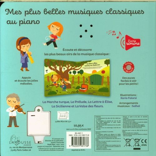 Produktbild: Mes plus belles musiques classiques au piano