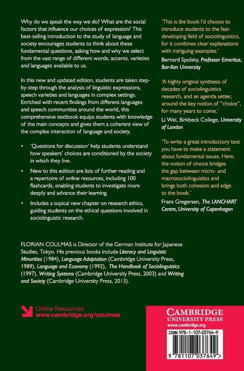 Produktbild: Sociolinguistics
