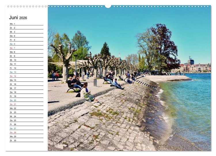 Produktbild: Konstanz - Ansichtssache (hochwertiger Premium Wandkalender 2026 DIN A2 quer), Kunstdruck in Hochglanz