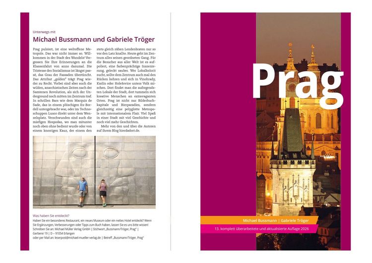 Produktbild: MICHAEL M&Uuml;LLER Reisef&uuml;hrer Prag MM-City