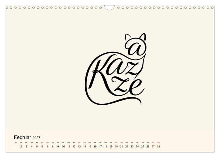 Produktbild: Buchstabentiere (Wandkalender 2027 DIN A3 quer), CALVENDO Monatskalender