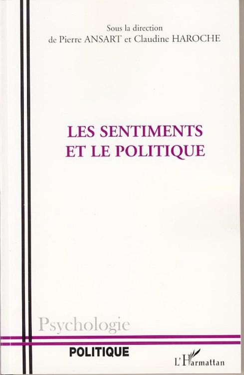 Produktbild: Les Sentiments et le politique