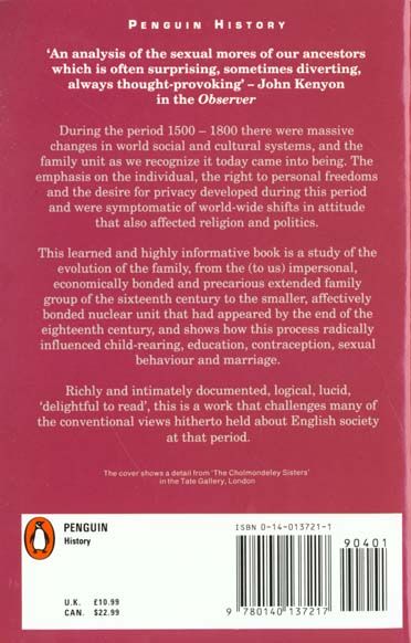 Produktbild: The Family Sex and Marriage in England 1