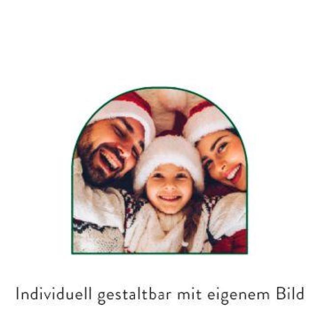 Produktbild: Weihnachtswunderland, Schneekugel gro&szlig; zum Selbstgestalten: Frohe Weihnachten / Nussknacker