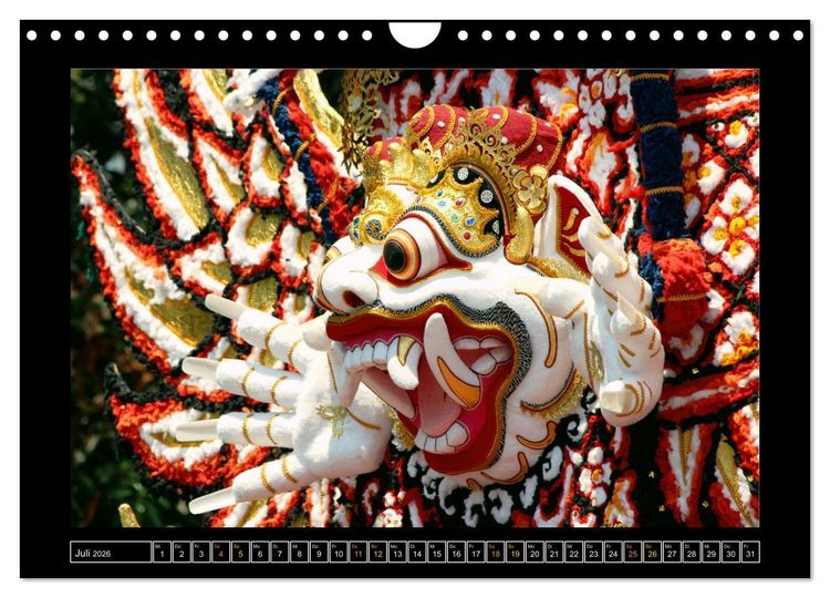 Produktbild: Bali - Details (Wandkalender 2026 DIN A4 quer), CALVENDO Monatskalender