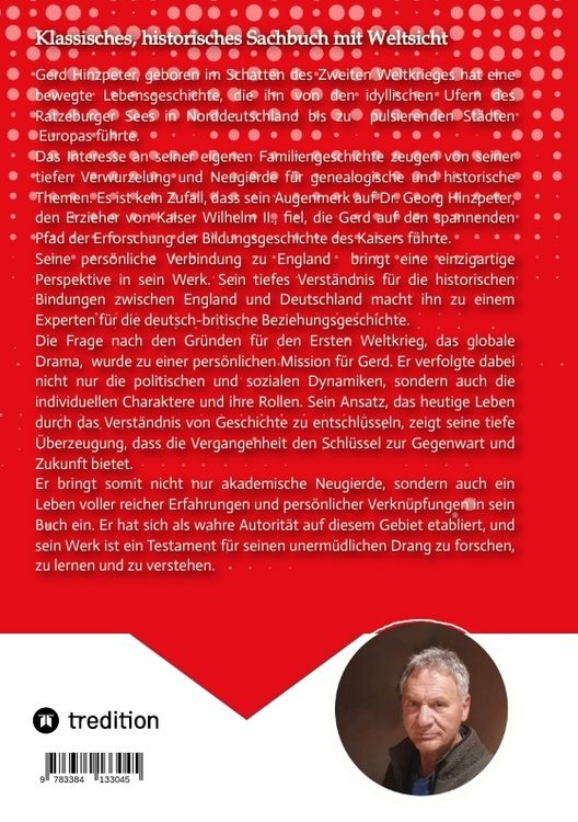 Produktbild: Der P&auml;dagoge - Hinzpeter - KaiserWilhelm II. - ErsterWeltkrieg - Calvinismus - HistorischesSachbuch - BildungUndMacht - Kriegsursachen - GeschichteLeben - DeutscheGeschichte - Geschichtsbuch