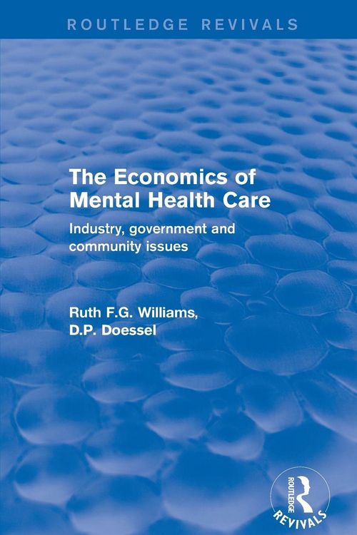 Produktbild: The Economics of Mental Health Care