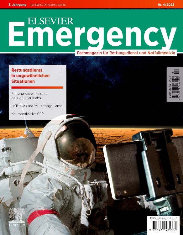 Produktbild: Elsevier Emergency. Rettungsdienst in ungew&ouml;hnlichen Situarionen. 4/2022