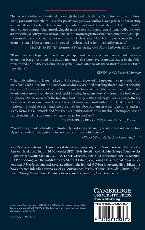 Produktbild: Urban Labor Economics