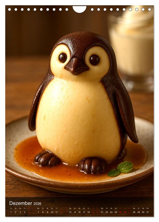 Produktbild: Tierische Desserts (Wandkalender 2026 DIN A4 hoch), CALVENDO Monatskalender