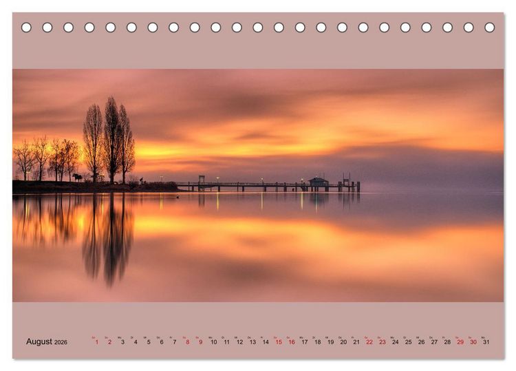 Produktbild: Bodensee Weitblicke (Tischkalender 2026 DIN A5 quer), CALVENDO Monatskalender