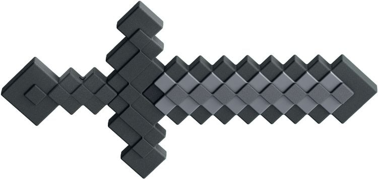 Produktbild: Minecraft Spielzeugzubeh&ouml;r-Kollektion f&uuml;r Rollenspiele, pixeliges Design (Stil