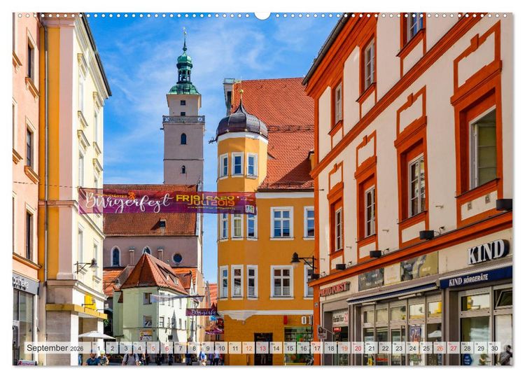 Produktbild: Ingolstadt Impressionen (hochwertiger Premium Wandkalender 2026 DIN A2 quer), Kunstdruck in Hochglanz