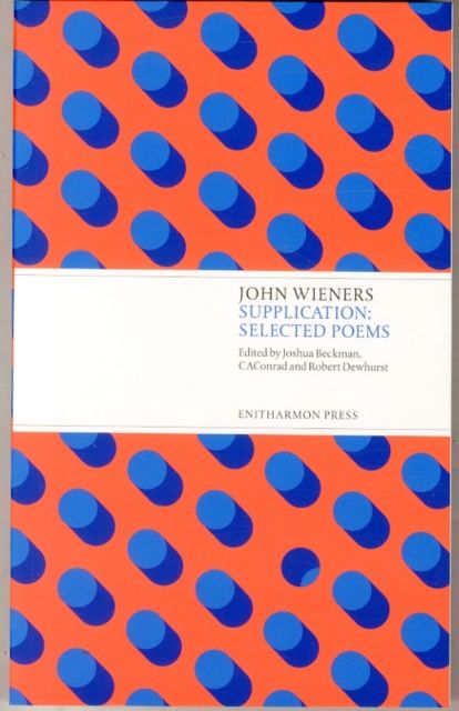 Produktbild: Wieners, J: Supplication: Selected Poems
