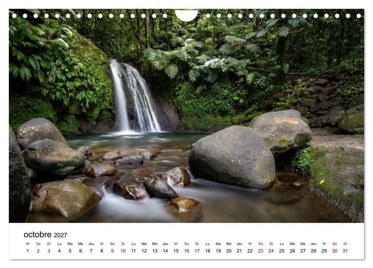 Produktbild: Guadeloupe - Antilles fran&ccedil;aises (Calendrier mural 2027 DIN A4 vertical), CALVENDO calendrier mensuel