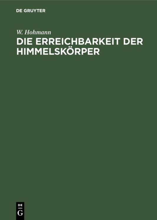 Produktbild: Die Erreichbarkeit der Himmelsk&ouml;rper