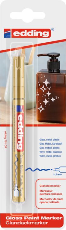 Produktbild: edding Glanzlackmarker 751 gold 1-2mm