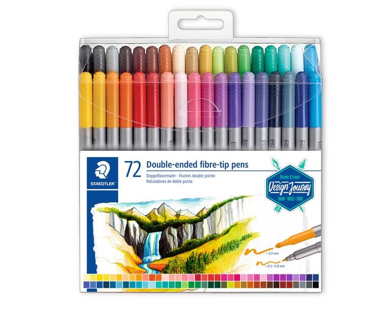 Produktbild: STAEDTLER Doppelfasermaler 72er Set