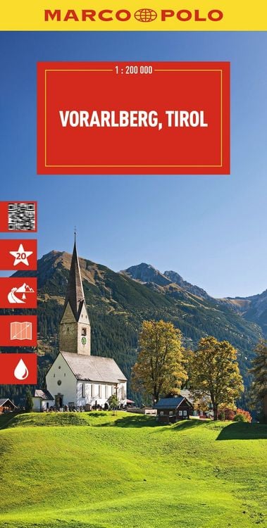 Produktbild: MARCO POLO Reisekarte &Ouml;sterreich 03 Vorarlberg, Tirol 1:200.000