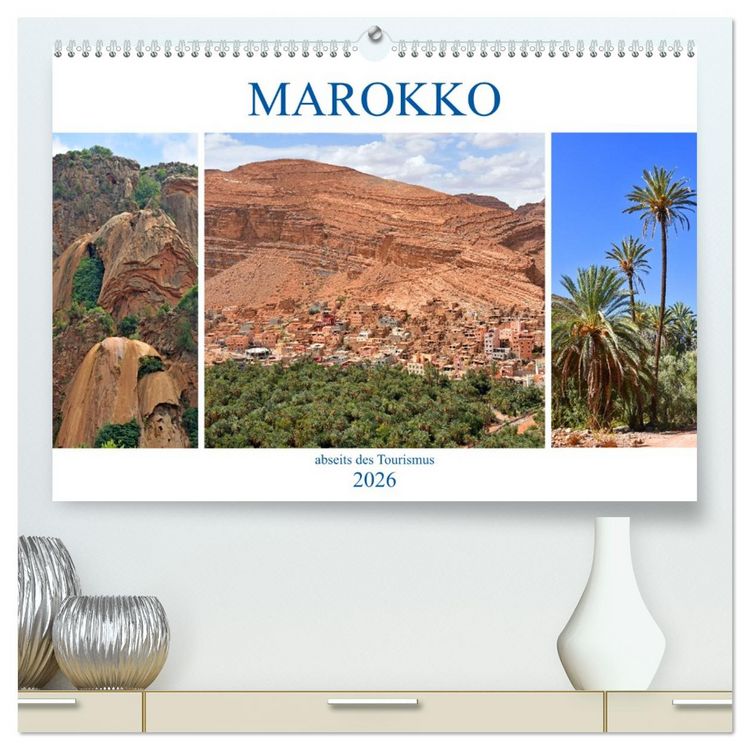 Produktbild: MAROKKO abseits des Tourismus (hochwertiger Premium Wandkalender 2026 DIN A2 quer), Kunstdruck in Hochglanz