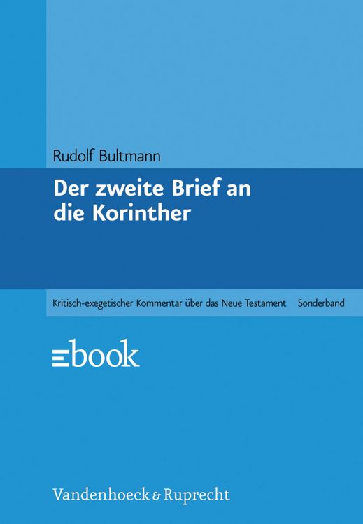 Produktbild: Der zweite Brief an die Korinther
