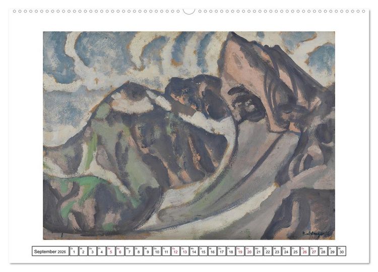 Produktbild: August Babberger (Wandkalender 2026 DIN A2 quer), CALVENDO Monatskalender