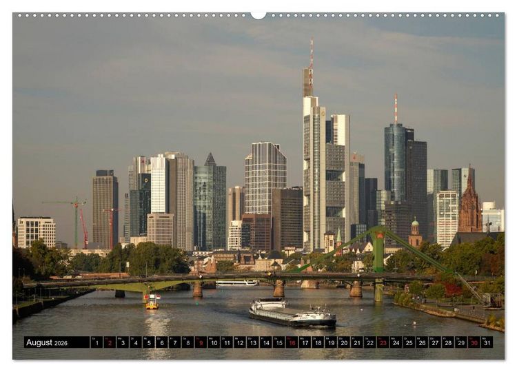 Produktbild: Frankfurt am Main (hochwertiger Premium Wandkalender 2026 DIN A2 quer), Kunstdruck in Hochglanz