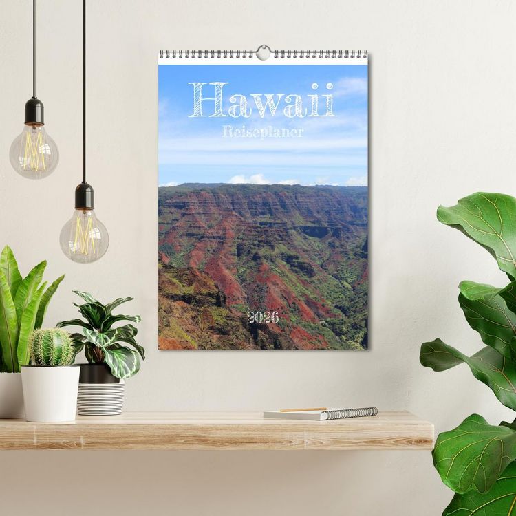 Produktbild: Hawaii - Reiseplaner (Wandkalender 2026 DIN A3 hoch), CALVENDO Monatskalender