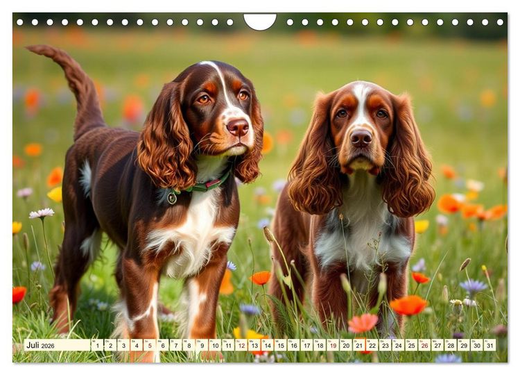 Produktbild: American Cocker Spaniel (Wandkalender 2026 DIN A4 quer), CALVENDO Monatskalender