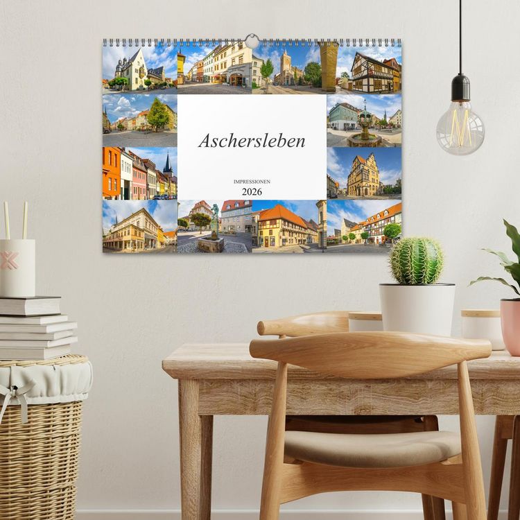 Produktbild: Aschersleben Impressionen (Wandkalender 2026 DIN A3 quer), CALVENDO Monatskalender