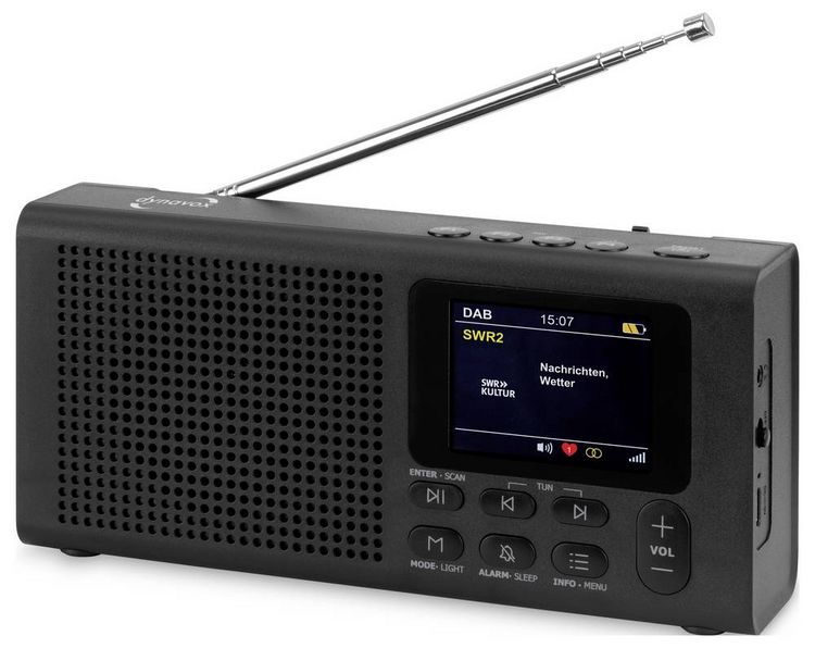 Produktbild: Dynavox DBT200 Taschenradio DAB+, FM Bluetooth&reg;, DAB+ Schwarz