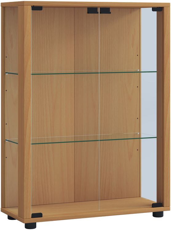 Produktbild: Holz Glas Stand Vitrine Sammelvitrine Sintalo