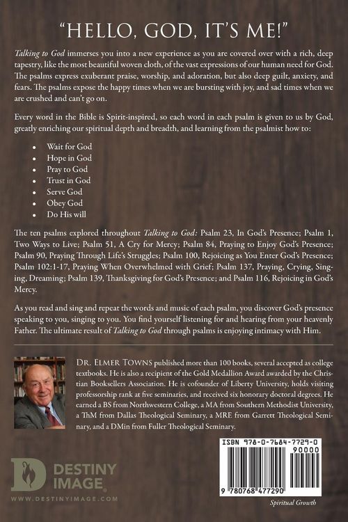 Produktbild: Talking to God- Using Ten Psalms