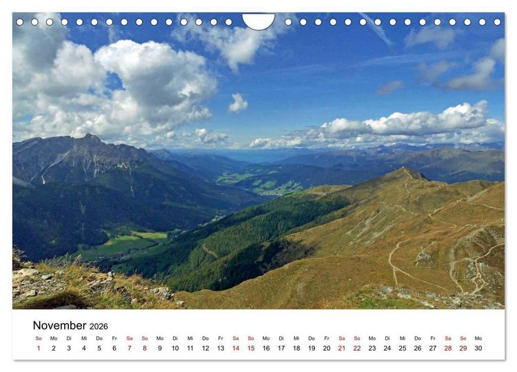 Produktbild: Wundersch&ouml;ne Landschaften in den Alpen (Wandkalender 2026 DIN A4 quer), CALVENDO Monatskalender