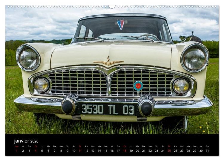 Produktbild: AUTO MOBILE (Calendrier mural 2026 DIN A2 vertical) calendrier de bureau