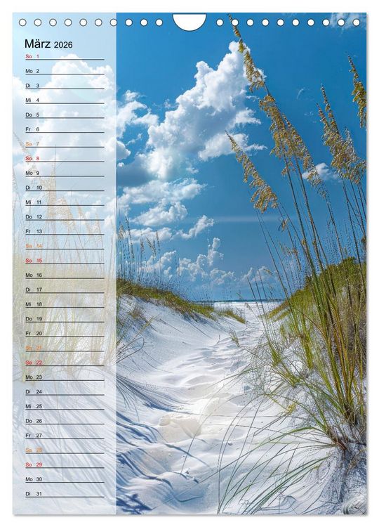 Produktbild: Maritim, Deutschlands K&uuml;sten (Wandkalender 2026 DIN A4 hoch), CALVENDO Monatskalender