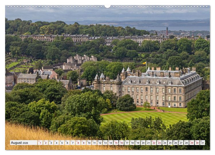 Produktbild: Wundersch&ouml;nes Edinburgh (hochwertiger Premium Wandkalender 2026 DIN A2 quer), Kunstdruck in Hochglanz