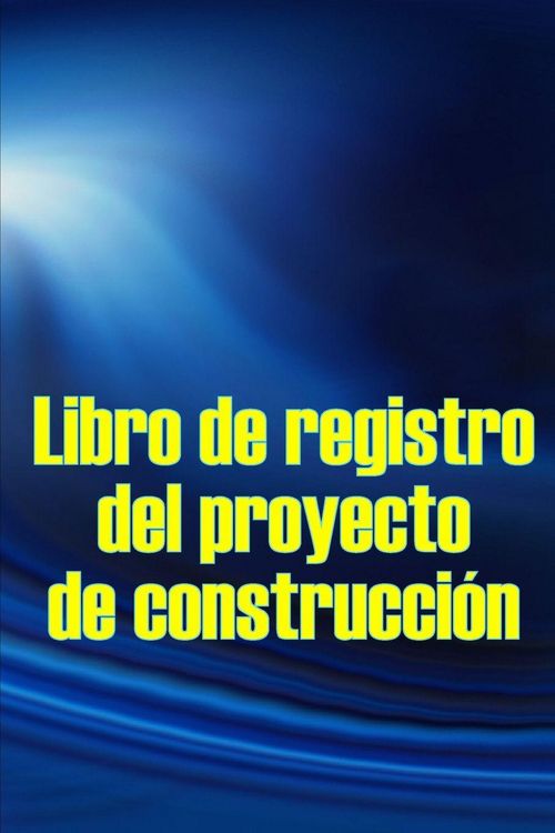 Produktbild: Libro de registro del proyecto de construcci&oacute;n