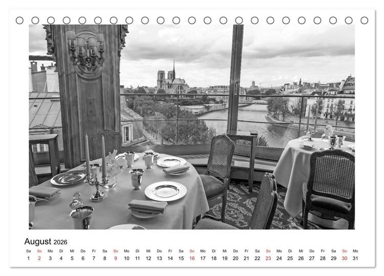 Produktbild: Paris vive la m&eacute;tropole (Tischkalender 2026 DIN A5 quer), CALVENDO Monatskalender