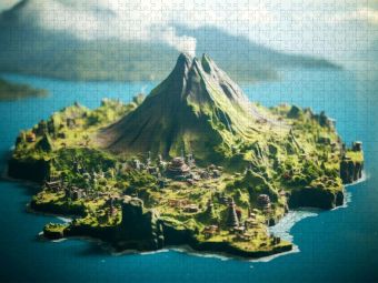 Produktbild: CALVENDO Puzzle Ein Motiv aus dem Kalender "Miniaturwelt Inseln" | 1000 Teile Lege-Gr&ouml;&szlig;e 64x48cm Foto-Puzzle f&uuml;r gl&uuml;ckliche Stunden