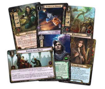 Produktbild: Herr der Ringe Das Kartenspiel - Angmar erwacht (Ermittler) (Spiel)
