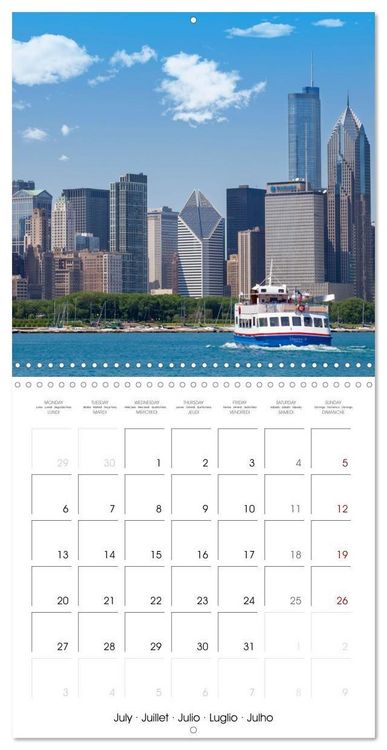Produktbild: CHICAGO Highlights (Wall Calendar 2026 12 &times; 12 Inch) CALVENDO 12 Month Wall Calendar