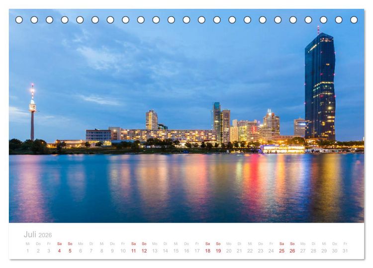 Produktbild: W I E N E R Impressionen (Tischkalender 2026 DIN A5 quer), CALVENDO Monatskalender
