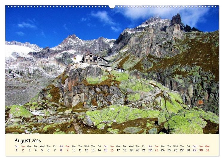 Produktbild: Switzerland and its majestic Alps (Wall Calendar 2026 DIN A2 landscape), CALVENDO 12 Month Wall Calendar