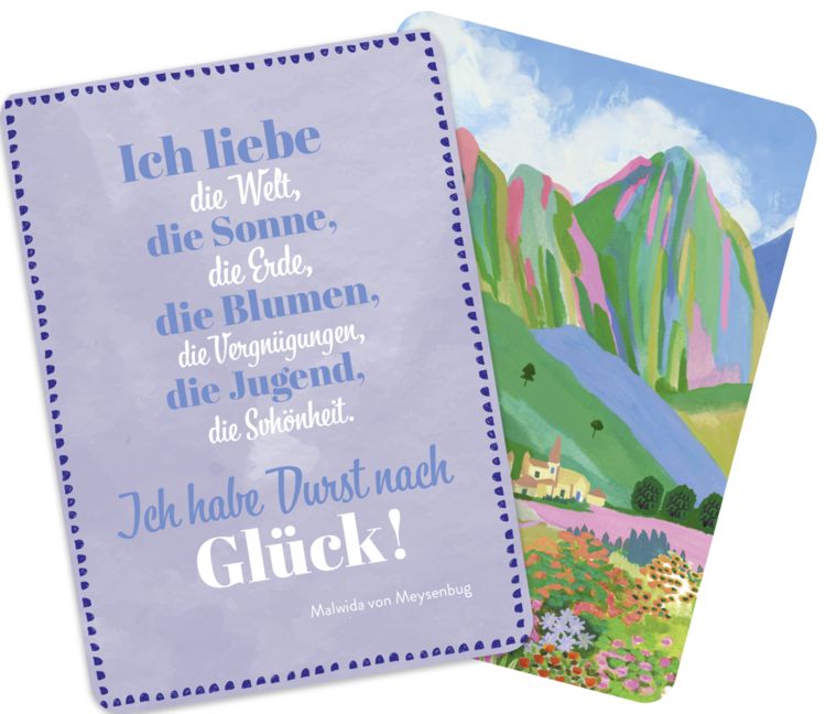 Produktbild: Kartenset: Lebe dein Gl&uuml;ck