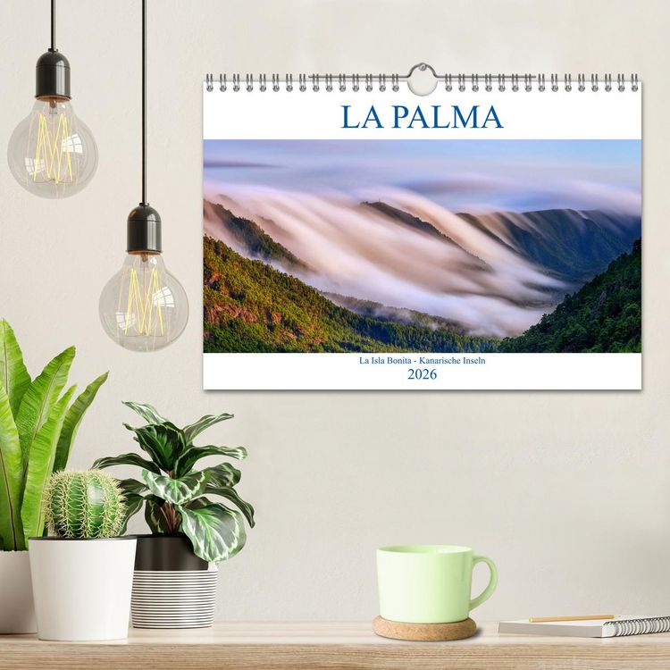 Produktbild: La Palma - La Isla Bonita - Kanarische Inseln (Wandkalender 2026 DIN A4 quer), CALVENDO Monatskalender